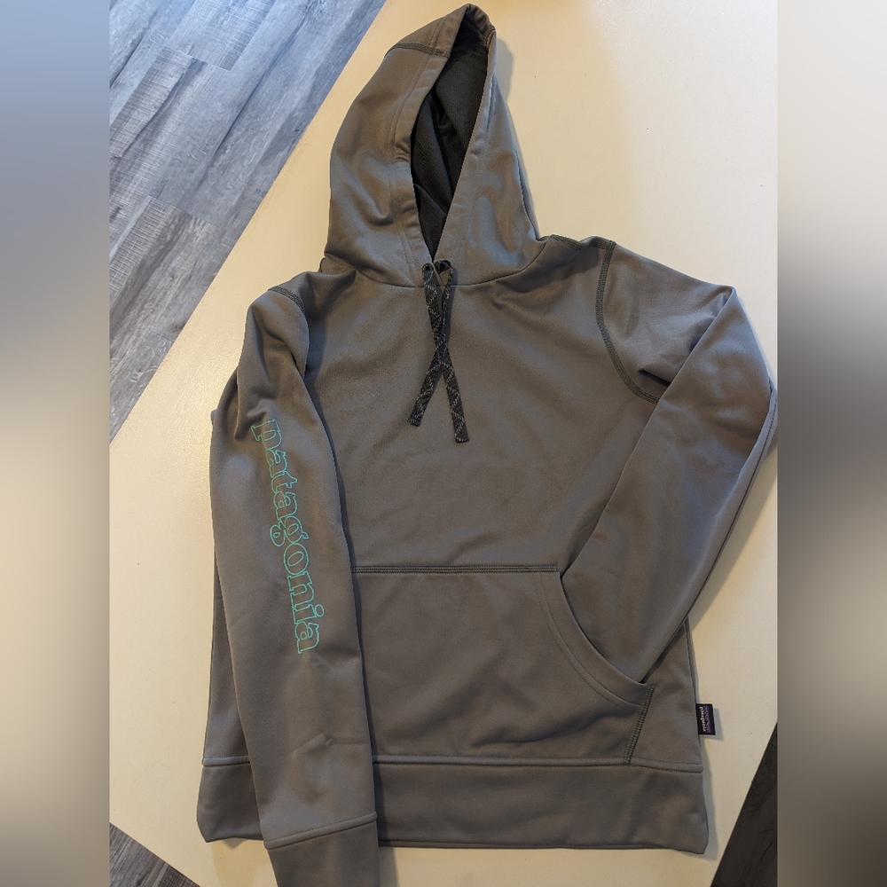 Patagonia, Grey hoodie, Women's size Small